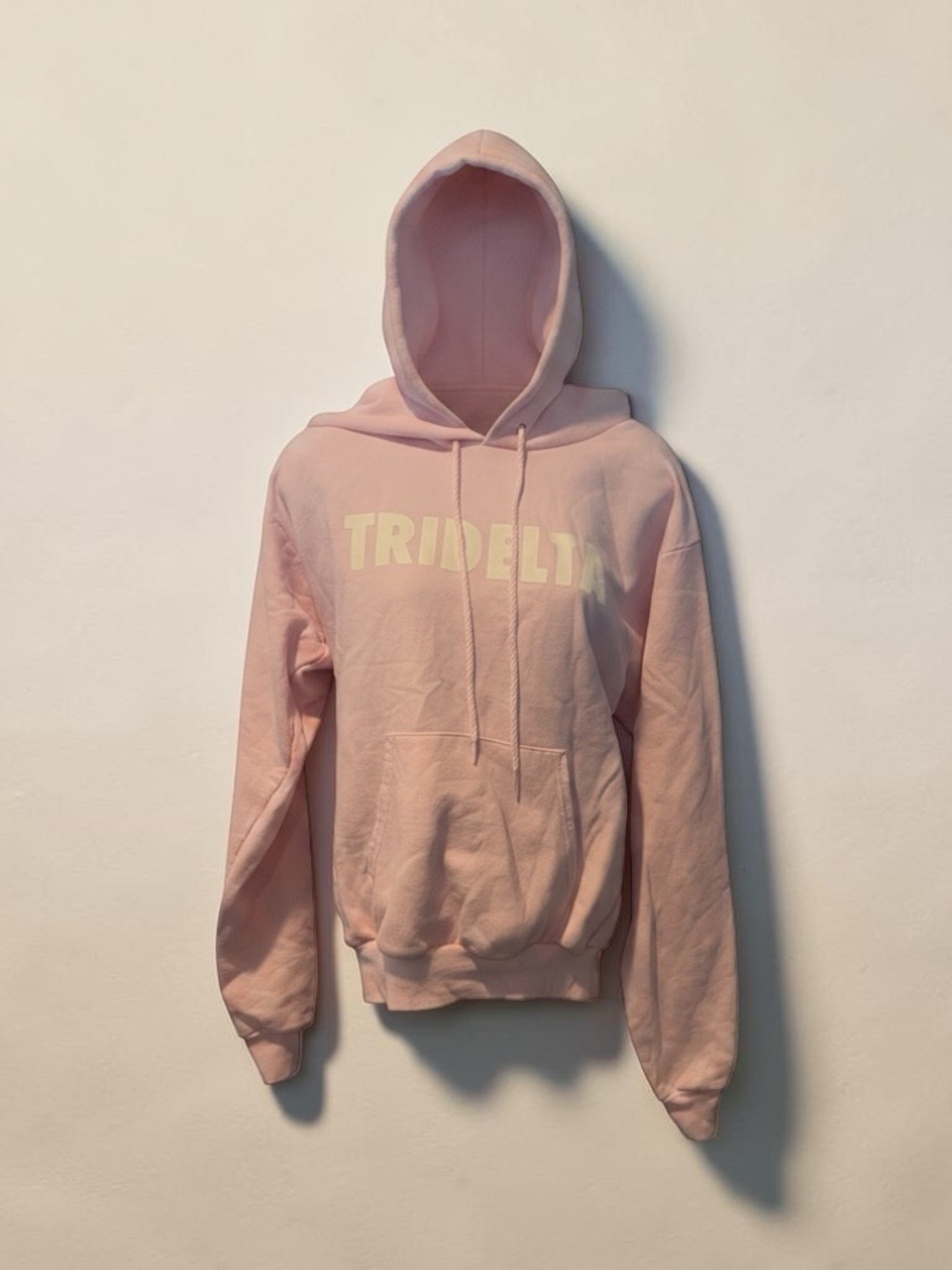 TriDelta Pink Hooded Pullover Sweatshirt | Size S/P | Preloved